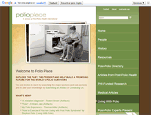Tablet Screenshot of polioplace.org